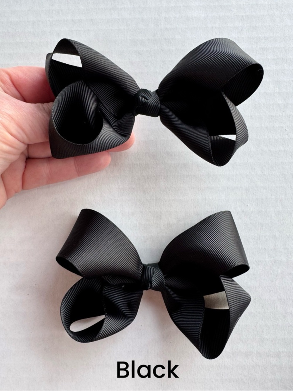 Black Solid Piggies